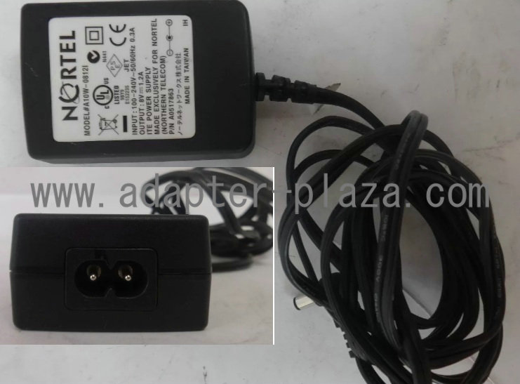 New Adaptor Nortel A10W-0812I A0517863 8v 1.2a ac adapter power supply 5.5*2.0mm